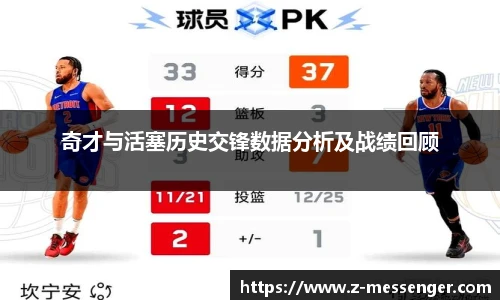 奇才与活塞历史交锋数据分析及战绩回顾