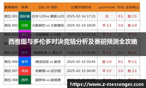 西雅图与多伦多对决竞猜分析及赛前预测全攻略