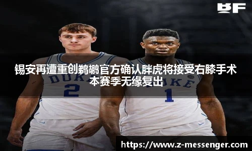 锡安再遭重创鹈鹕官方确认胖虎将接受右膝手术本赛季无缘复出